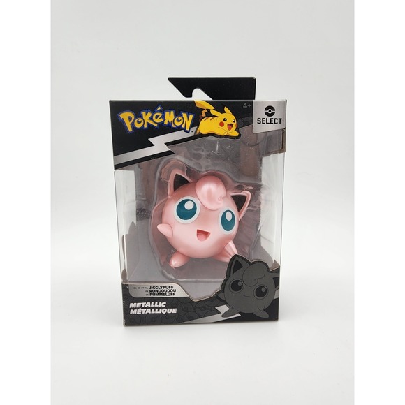Jazwares Other - Pokemon Select Series 2 Metallic Jigglypuff Action Figure New Sealed